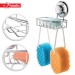 Suction Cup Soap Basket with Hooks HA-73121B (ASIN: B07QMY7LRK)
